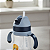 Copo de Transição com Canudo Silicone 220ml Azul - Imagem 7