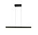 LED PENDENTE - HASTE RECTA 1MT -4000K - PRETO FOSCO - AVANT - Imagem 1