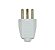 PLUG MACHO 3P 20A BRANCO - MEC - Imagem 1