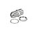 EMENDA F FEMEA C/ PORCA (COAXIAL) - IMPORTADO - UNIS - Imagem 1
