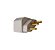 ADAPTADOR PINO 10 A - BRANCO - MECATOL -  UNIS - Imagem 1