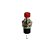 MINI CHAVE PUSH BUTTON NA 1A - VERMELHO - UNIS - Imagem 1