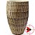 Vaso Bambu Oval Envelhecido 30cm - Imagem 1