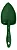 Pá Larga Plástica Para Jardinagem Verde (275mm) Nutriplan - Imagem 2