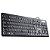 Teclado USB PRETO Slim LED Branco c/ Teclas Retro VINIK - Imagem 2