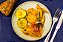 Sobrecoxa na Laranja com Legumes Primavera - Imagem 1