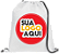 mochila sacola 30x40 fundo preto - Imagem 1