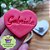 Cortador e Carimbo Marcador Nome Personalizado Biscoito Data Festas Aniversário Casamento Bodas Confeitaria Artesanato - Imagem 1