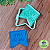Kit com 7 Carimbos + Cortador Festa Junina Bandeirinhas com frases juninas para biscoitos ou artesanato - Imagem 2