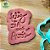 Carimbo marcador e Cortadores Feliz Dia dos Avós biscoitos artesanato  biscuit ceramica - Imagem 2