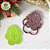 Cortador e Carimbo para biscoitos Ginger Boneco de Natal - com puxador incluso e bordas finas - Imagem 1