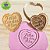 Kit 2 Cortadores + Carimbos Feliz Dia Das Mães e Rosa com puxador incluso para biscoitos/massa fria - Imagem 3