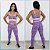 Conjunto Legging Fitness Onça Lilás - Imagem 1