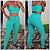 Conjunto Legging Jacquard Escamado Verde Menta - Imagem 1