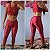 Conjunto Legging Fitness Em Éden Bordô - Imagem 1