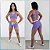Conjunto Short Fitness De Poá Violeta - Imagem 1
