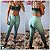 Conjunto Legging Jacquard Degradê Verde - Imagem 1