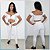 Conjunto Legging Fitness Branco de Poá - Imagem 1