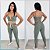 Conjunto Legging e Top Verde de Poá - Imagem 1