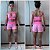 Conjunto Short e Top Fitness Rosa Bebê - Imagem 1