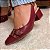 Scarpin Chanel Feminino Salto Baixo Fivela Bico Fino Elegante Confortável Trabalho Casual - Imagem 6
