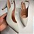 Scarpin Slingback Feminino Vizzano Salto Médio Bico Fino - Imagem 1