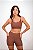 Top Duo Classic Hot Chocolate - Top Fitness com Alças Duplas - Imagem 2