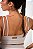 Top Duo Classic Clound Gray - Top Fitness com Alças Duplas - Imagem 1