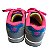 Tenis Heelys Cinza Com Detalhes Em Rosa, Azul E Verde Com Ro - Imagem 3