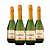 Kit 4 Vinho Halberth Frisante Branco Suave 660ml - Imagem 1