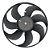ELETROVENTILADOR PARA O RADIADOR VW FOX/ POLO 2003> C/AR 350MM - Imagem 1