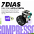 COMPRESSOR DELPHI DF13 HYUNDAI HB20 POLIA 6PK MOTOR 1.6 2012 ATÉ 2019 FIXAÇÕES 4 PASSANTES CS20416 - Imagem 2