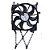 ELETROVENTILADOR GMV GM ASTRA  1.8-2.0 1999 ATÉ 2011 - GM VECTRA 2006 ATÉ 2009 2.0-2.4 COM A/C CÂMBIO MANUAL 69665MM - Imagem 2