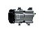 COMPRESSOR FORD RANGER 3.0 DIESEL 12V POLIA 6PK 126mm 4 FIXAÇÕES - SAÍDAS TRASEIRA - Imagem 1