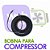 BOBINA PARA COMPRESSOR MODELO SANDEN 7H15 12V COM 1 FIO - Imagem 3
