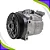 COMPRESSOR MODELO VALEO DKV-11G MITSUBISHI TR4 POLIA 5PK 3 PASSANTES - Imagem 2