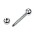 Barbell Reto Rosca Externa 1.6mm - Imagem 1
