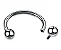 Barbell Circular Rosca Interna 1.2mm - Imagem 1