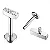 Labret Barra Cravejada - Imagem 1