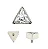 Labret Triângulo Zircônia - Imagem 1