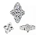 Labret Losango Gotas Cravejadas - Imagem 1