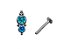 Labret Ornamental Azul 2 - Imagem 1