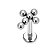 Labret Cruz Bolinhas - Imagem 1