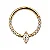 Segmento Cravejado Navete Gold PVD - Imagem 1