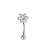MicroBell Curvo Topo Flor - Imagem 1