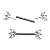 Barbell Reto Cluster 3 Navetes (Push Pin) - Imagem 1