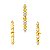 Labret Barra Zircônia e Detalhe Liso - Imagem 3