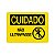 PLACA PERSONALIZADA EM VINIL AUTO-ADESIVO - 25X18 - AMARELO - M5058 1807 BRADY - Imagem 3