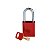 SAFEKEY - CADEADO DE ALUMINIO - 38MM (1.5") - VERMELHO- SEGR - Imagem 1