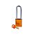 SAFEKEY - CADEADO DE ALUMINIO - 76MM (3") - LARANJA - SEGRED - Imagem 1